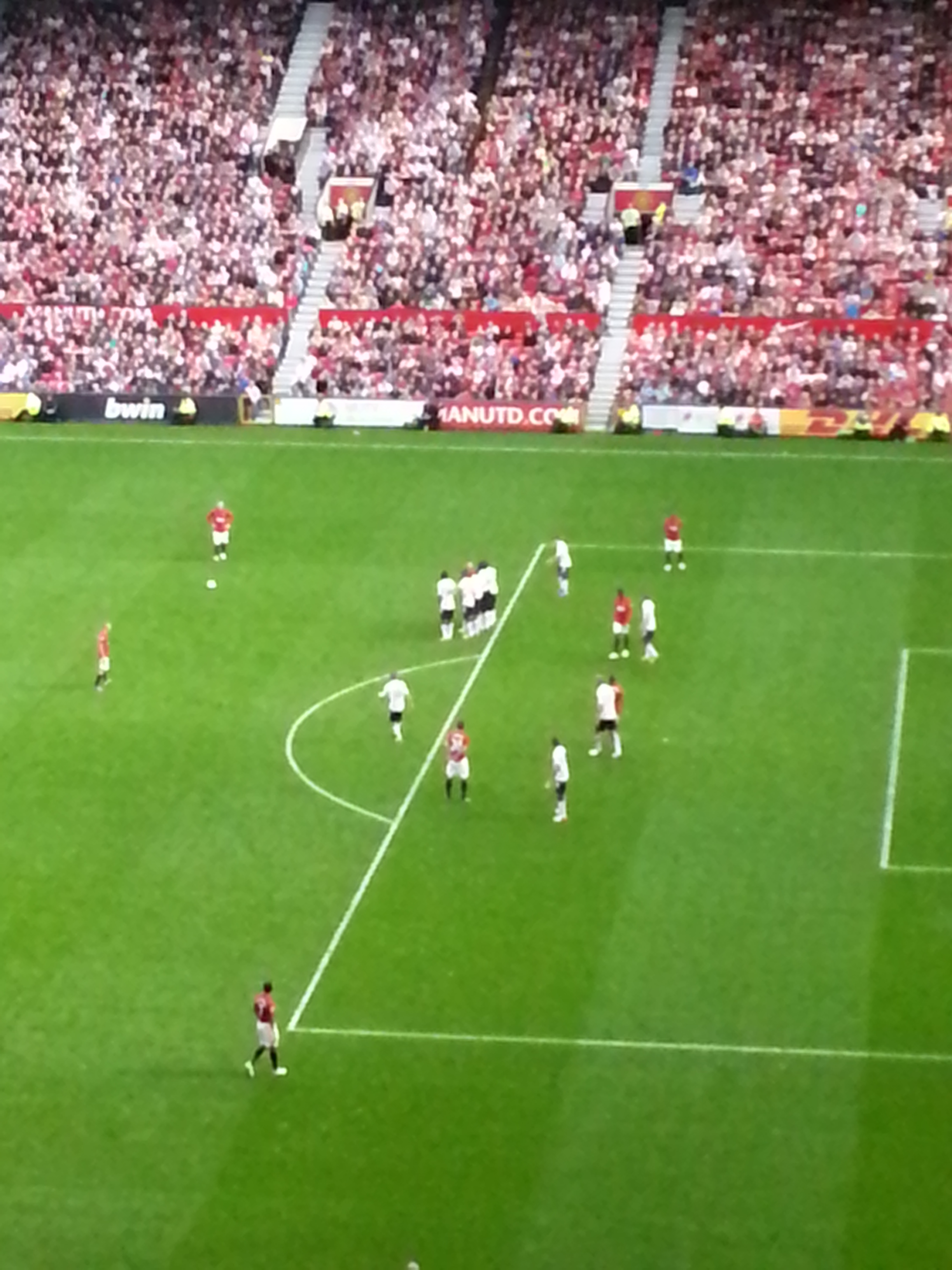 Manchester Unitedin vapaapotku ottelussa Manchester United - Fulham